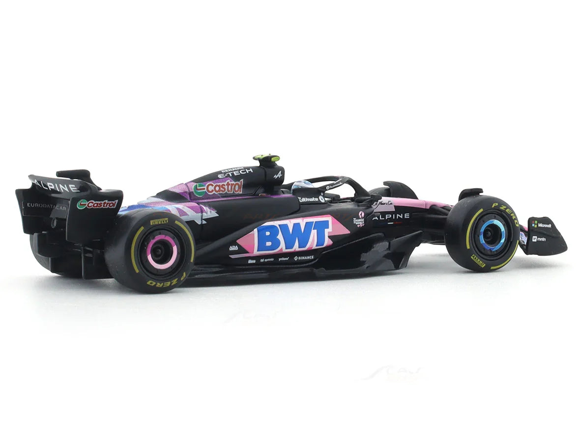 2024 Alpine A524 No. 10 Pierre Gasly 1:43 Bburago Formula 1 diecast scale model car