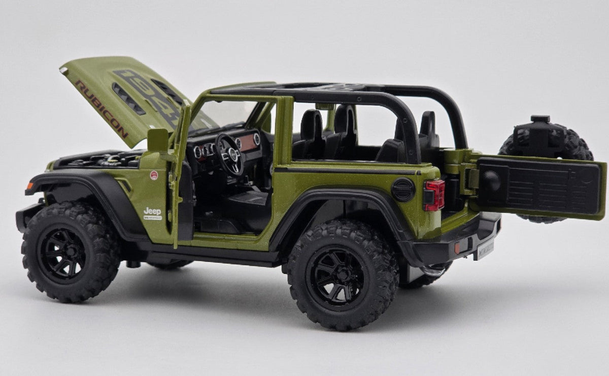 Jeep Wrangler Rubicon 1:24  diecast scale model car