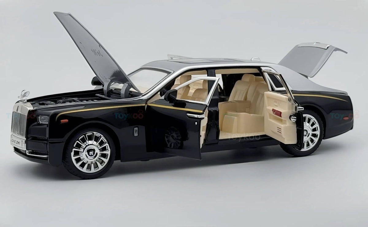 Rolls Royce Phantom VIII 1:18 diecast scale model miniature car - Big Size
